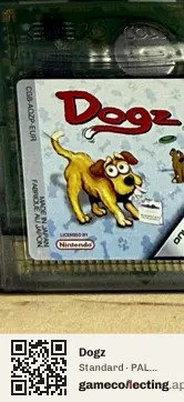 Dogz Game Boy Color, PAL cartridge label