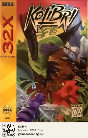 Kolibri Sega 32X, NTSC box front