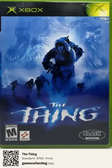 The Thing Xbox, NTSC box front