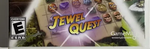 Jewel Quest Trilogy, the ESRB box on its front