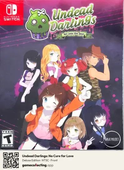 Undead Darlings: No Cure for Love Nintendo Switch, NTSC box front