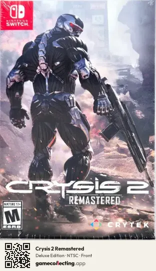 Crysis 2 Remastered Nintendo Switch, NTSC box front