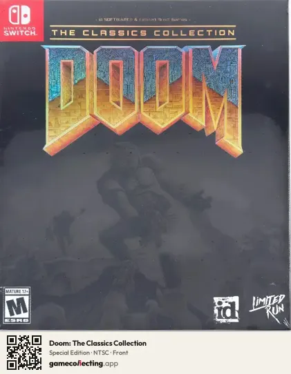Doom: The Classics Collection Nintendo Switch, NTSC box front