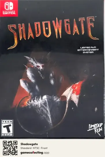 Shadowgate Nintendo Switch, NTSC box front