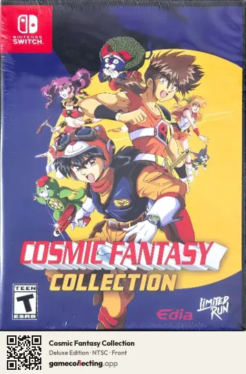 Cosmic Fantasy Collection Nintendo Switch, NTSC box front