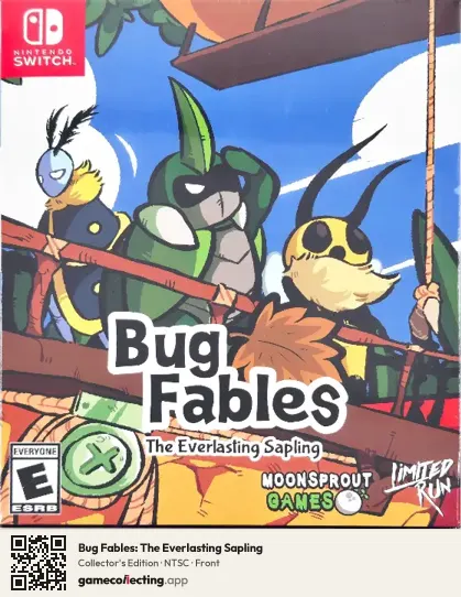 Bug Fables: The Everlasting Sapling Nintendo Switch, NTSC box front