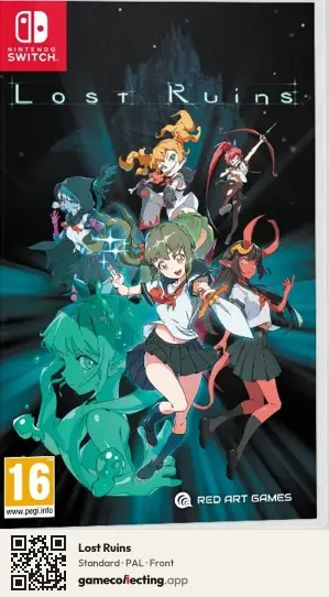 Lost Ruins Nintendo Switch, PAL box front
