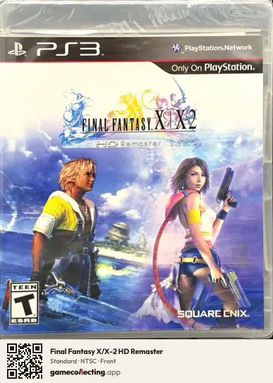 Final Fantasy X/X-2 HD Remaster PlayStation 3, NTSC box front