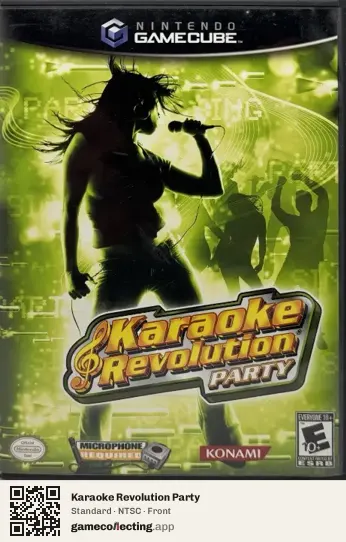 Karaoke Revolution Party Nintendo GameCube, NTSC box front
