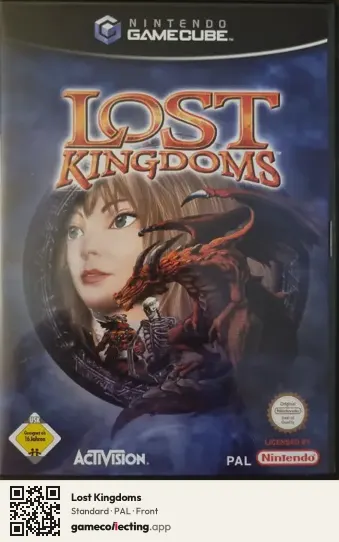 Lost Kingdoms Nintendo GameCube, PAL box front