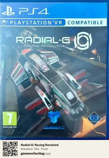 Radial-G: Racing Revolved PlayStation 4, PAL box front