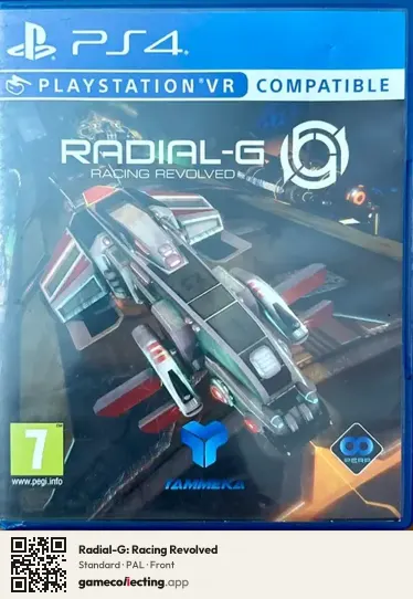 Radial-G: Racing Revolved PlayStation 4, PAL box front