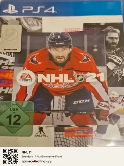 NHL 21 PlayStation 4, Germany box front