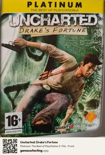 Uncharted: Drake's Fortune PlayStation 3, PAL box front