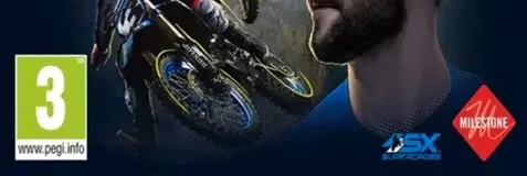 Monster Energy Supercross 6, the PEGI square on its front