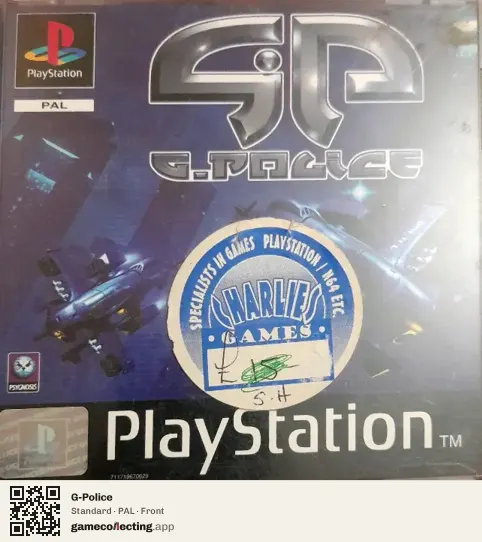G-Police PlayStation, PAL box front