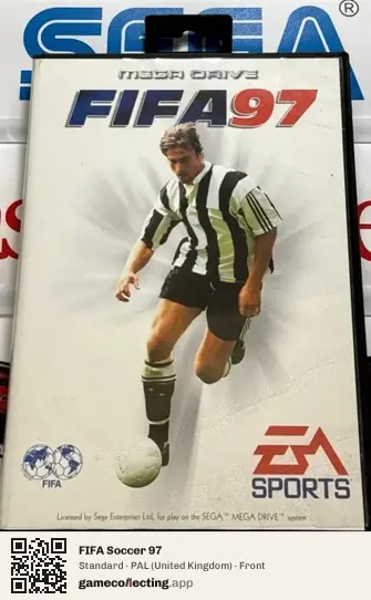FIFA Soccer 97 Sega Mega Drive / Genesis, United Kingdom box front