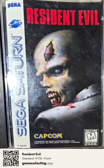 Resident Evil Sega Saturn, NTSC box front