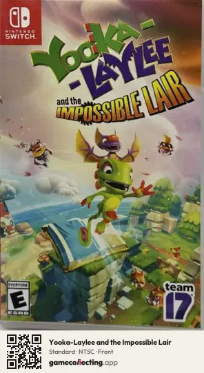 Yooka-Laylee and the Impossible Lair Nintendo Switch, NTSC box front