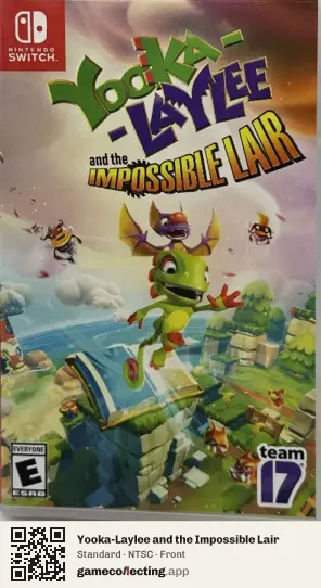 Yooka-Laylee and the Impossible Lair Nintendo Switch, NTSC box front