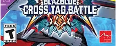 BlazBlue: Cross Tag Battle, the ESRB box on its front
