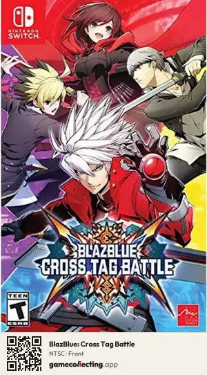 BlazBlue: Cross Tag Battle Nintendo Switch, NTSC box front