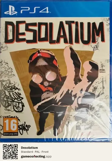 Desolatium PlayStation 4, PAL box front