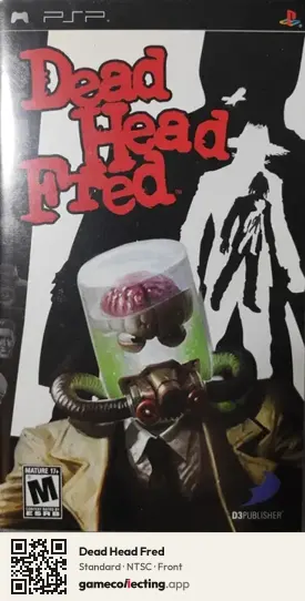 Dead Head Fred PlayStation Portable, NTSC box front