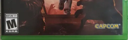 Dead Rising 4, the ESRB box on its front