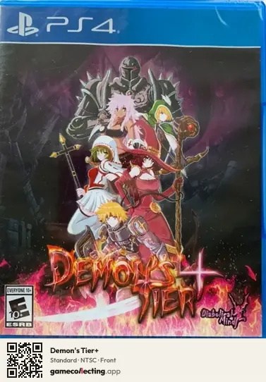 Demon's Tier+ PlayStation 4, NTSC box front