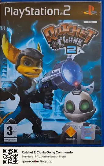 Ratchet & Clank: Going Commando PlayStation 2, Netherlands box front