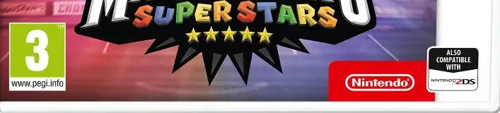 Mario Sports Superstars, the PEGI square on its front