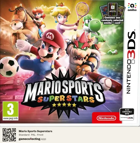 Mario Sports Superstars Nintendo 3DS, PAL box front