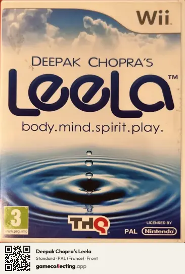 Deepak Chopra's Leela Nintendo Wii, France box front