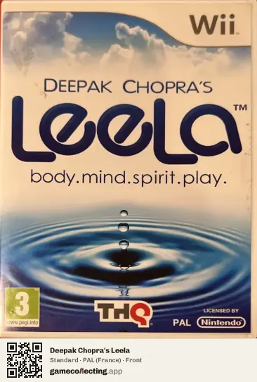 Deepak Chopra's Leela Nintendo Wii, France box front