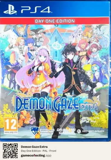 Demon Gaze Extra PlayStation 4, PAL box front