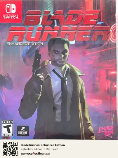Blade Runner: Enhanced Edition Nintendo Switch, NTSC box front