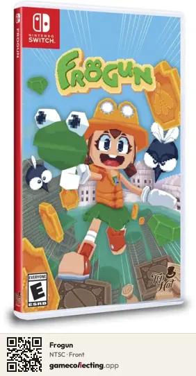Frogun Nintendo Switch, NTSC box front