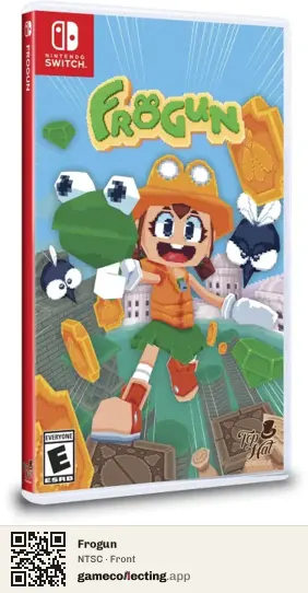 Frogun Nintendo Switch, NTSC box front