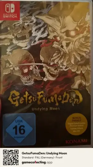 GetsuFumaDen: Undying Moon Nintendo Switch, Germany box front