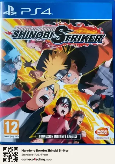 Naruto to Boruto: Shinobi Striker PlayStation 4, PAL box front