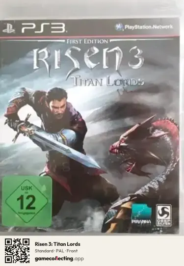 Risen 3: Titan Lords PlayStation 3, PAL box front