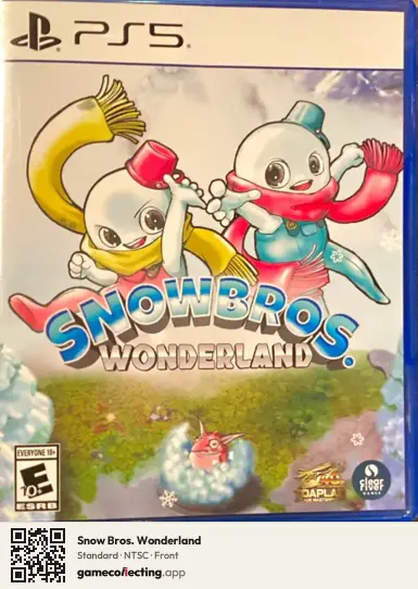 Snow Bros. Wonderland PlayStation 5, NTSC box front