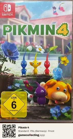 Pikmin 4 Nintendo Switch, Germany box front