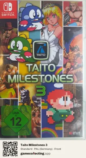 Taito Milestones 3 Nintendo Switch, Germany box front