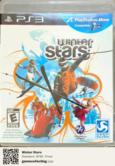 Winter Stars PlayStation 3, NTSC box front