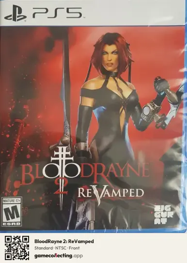BloodRayne 2: ReVamped PlayStation 5, NTSC box front