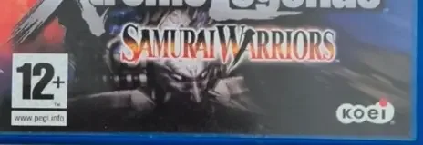 Samurai Warriors: Xtreme Legends, the PEGI square on its front