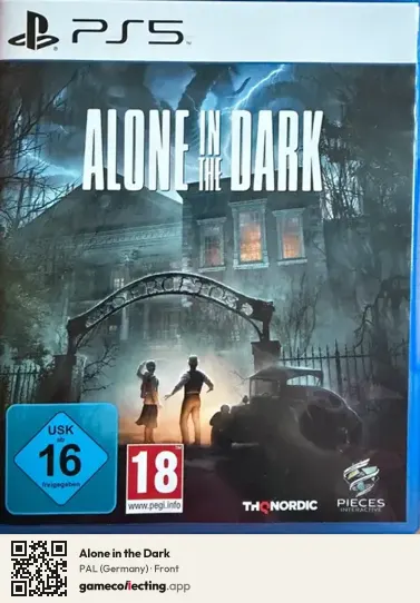 Alone in the Dark PlayStation 5, Germany box front
