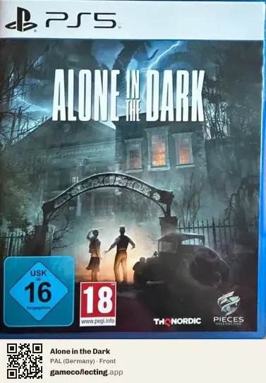 Alone in the Dark PlayStation 5, Germany box front